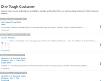 Tablet Screenshot of onetoughcostumer.blogspot.com