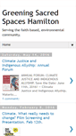 Mobile Screenshot of greeningsacredspaceshamilton.blogspot.com