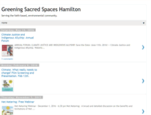 Tablet Screenshot of greeningsacredspaceshamilton.blogspot.com