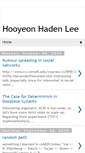Mobile Screenshot of hadenlee.blogspot.com