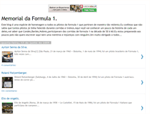 Tablet Screenshot of memorialformula1.blogspot.com