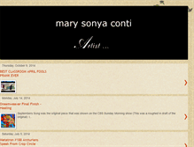 Tablet Screenshot of marysonyacontiart.blogspot.com