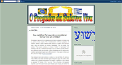Desktop Screenshot of opregadordapalavravivaestudos.blogspot.com