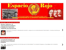 Tablet Screenshot of espaciorojo.blogspot.com