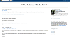 Desktop Screenshot of geoffchronicles.blogspot.com