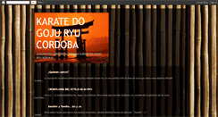 Desktop Screenshot of gojuryucordoba.blogspot.com