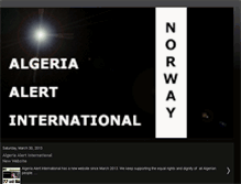 Tablet Screenshot of algeria-alert-international.blogspot.com