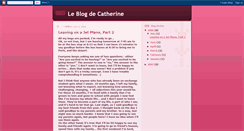 Desktop Screenshot of le-blog-de-catherine.blogspot.com