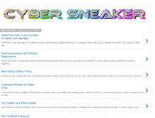 Tablet Screenshot of cybersneaker.blogspot.com