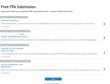 Tablet Screenshot of free-ffa-submission.blogspot.com