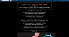 Desktop Screenshot of boundgaygods.blogspot.com