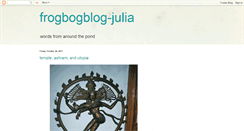 Desktop Screenshot of frogbogblog-julia.blogspot.com
