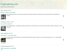 Tablet Screenshot of frogbogblog-julia.blogspot.com
