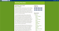 Desktop Screenshot of morningmunchies.blogspot.com