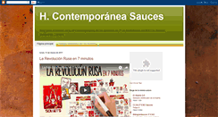 Desktop Screenshot of hcontemporaneasauces.blogspot.com