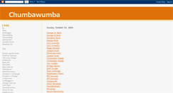 Desktop Screenshot of chumbawumba.blogspot.com