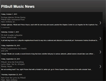 Tablet Screenshot of pitbull-music-news.blogspot.com