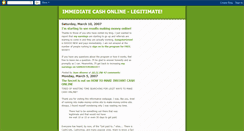 Desktop Screenshot of immediate-cash-online.blogspot.com