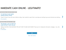 Tablet Screenshot of immediate-cash-online.blogspot.com