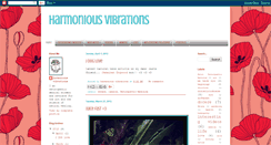 Desktop Screenshot of harmoniousvibrations.blogspot.com