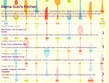 Tablet Screenshot of mamasukiskitchen.blogspot.com