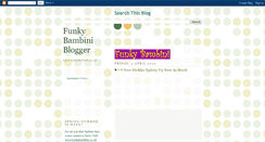 Desktop Screenshot of funkybambini.blogspot.com