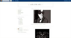 Desktop Screenshot of airickah.blogspot.com