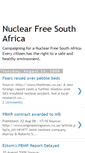Mobile Screenshot of nuclearfreesa.blogspot.com