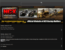 Tablet Screenshot of ncxexhaustsystems.blogspot.com