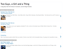 Tablet Screenshot of fantasticfourreviews.blogspot.com