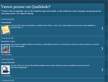 Tablet Screenshot of pensarqualidade.blogspot.com