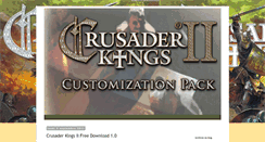 Desktop Screenshot of crusader-kings-download.blogspot.com