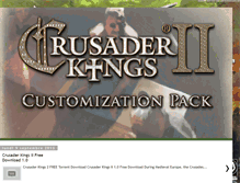 Tablet Screenshot of crusader-kings-download.blogspot.com