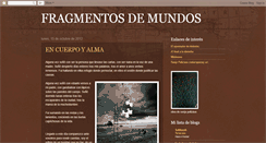 Desktop Screenshot of fragmentosdemundos.blogspot.com