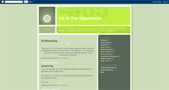 Desktop Screenshot of ictintheclassroom.blogspot.com