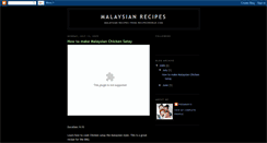 Desktop Screenshot of malaysian-recipes01.blogspot.com