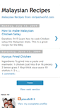 Mobile Screenshot of malaysian-recipes01.blogspot.com