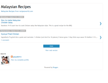 Tablet Screenshot of malaysian-recipes01.blogspot.com