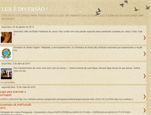 Tablet Screenshot of lerediversao.blogspot.com