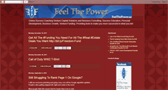 Desktop Screenshot of feelthep0wer.blogspot.com