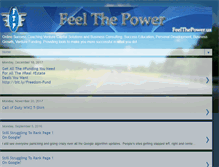 Tablet Screenshot of feelthep0wer.blogspot.com