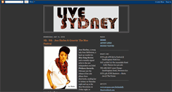 Desktop Screenshot of livesydney.blogspot.com