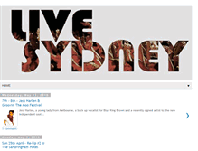 Tablet Screenshot of livesydney.blogspot.com