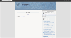 Desktop Screenshot of diptesharyal.blogspot.com