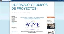 Desktop Screenshot of liderazgoyequiposdeproyectoslimanov10.blogspot.com