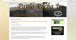 Desktop Screenshot of paulorochajr.blogspot.com