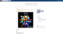 Desktop Screenshot of depechemodeistanbul.blogspot.com