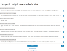 Tablet Screenshot of mushybrains.blogspot.com