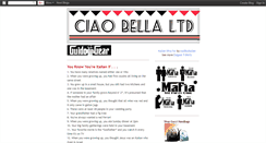 Desktop Screenshot of ciaobellaltd.blogspot.com