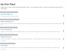 Tablet Screenshot of amandaautismx2-myownplace.blogspot.com